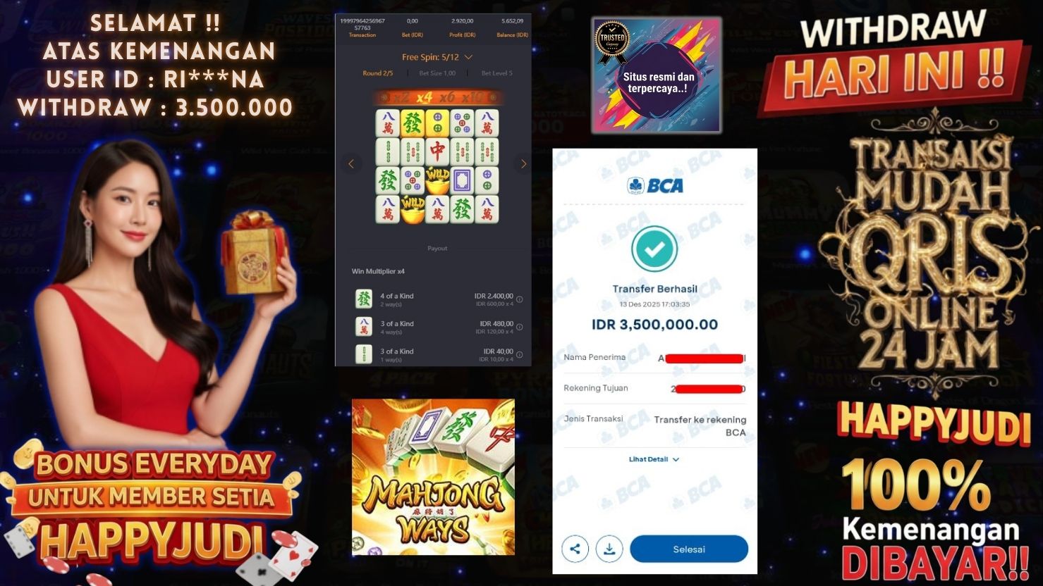 HAPPYJUDI JACKPOT SLOT MAHJONG WAYS